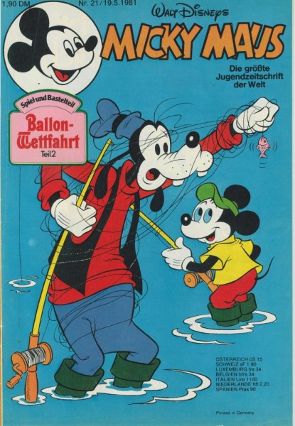 Micky Maus 1981/ 21 (Z1-2), Ehapa