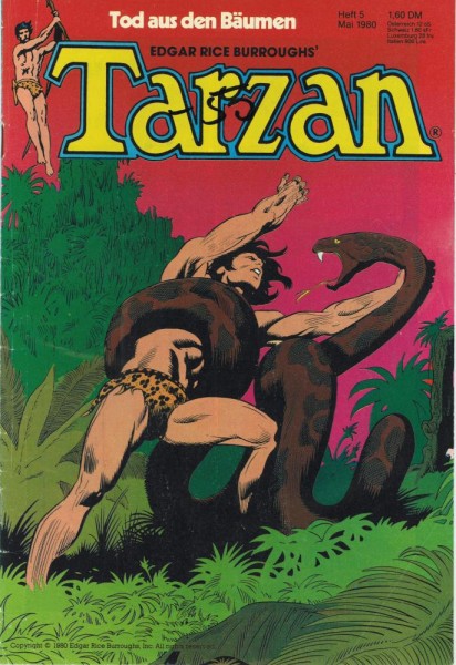 Tarzan, Der Neue 1980/ 5 (Z2, Sz), Ehapa