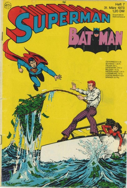 Superman 1973/ 7 (Z2, Sz, Sm), Ehapa