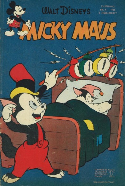 Micky Maus 1956/ 4 (Z1-2, R), Ehapa