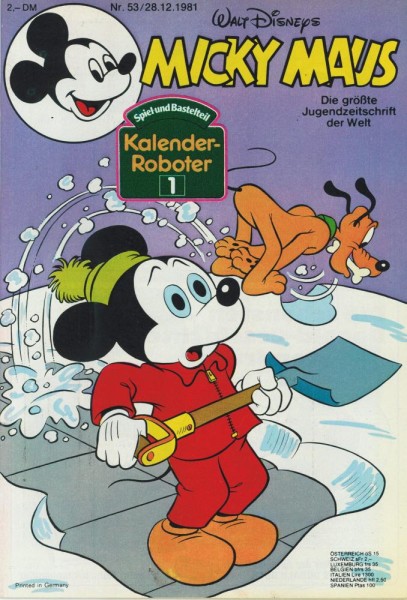 Micky Maus 1981/ 53 (Z0-1/1), Ehapa
