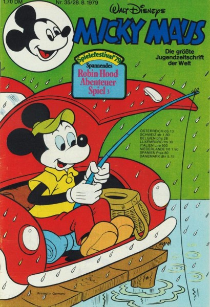 Micky Maus 1979/ 35 (Z0-1/1), Ehapa