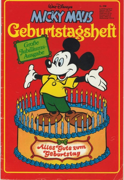 Micky Maus Geburtstagsheft (Z1), Ehapa