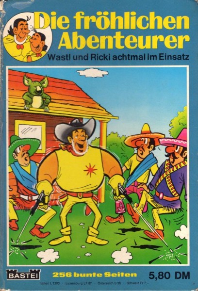 Die fröhlichen Abenteurer - Wastl 8 (Z1-2/2), Bastei