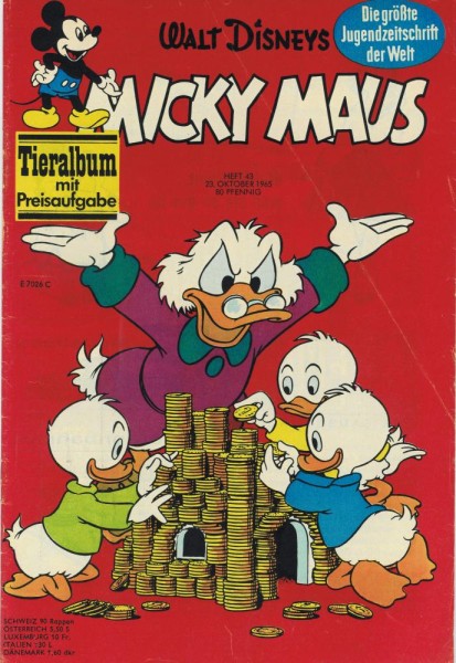 Micky Maus 1965/ 43 (Z1-2), Ehapa