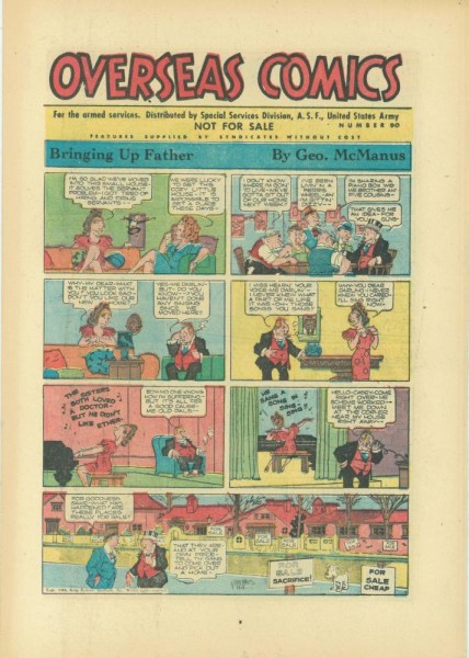 Overseas Comics 90 (Z1-), A.S.F. United States Army
