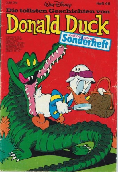 Die tollsten Geschichten von Donald Duck Sonderheft 46 (Z1-2, Sz), Ehapa