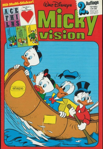 Mickyvision 2. Serie 1982 / 12 (Z1-, 2.Aufl.), Ehapa