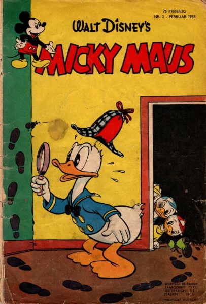 Micky Maus 1953/ 2 (Z4), Ehapa