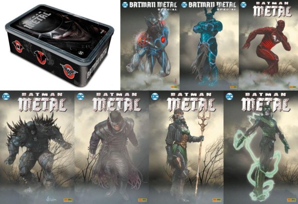 Batman Metal - Metallbox mit 7 Variantausgaben (lim. 666 Expl.), Panini