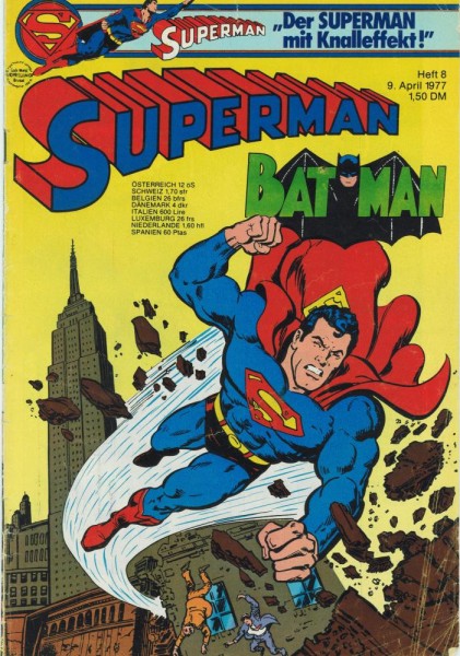 Superman 1977/ 8 (Z1-2/2, Sm), Ehapa