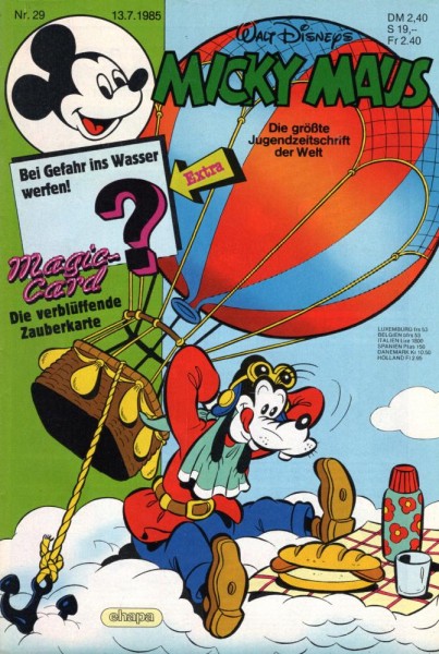 Micky Maus 1985/ 29 (Z0-1), Ehapa