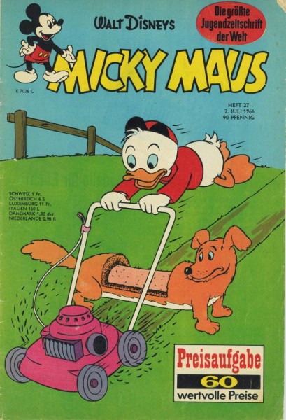 Micky Maus 1966/ 27 (Z1-2, Sz), Ehapa