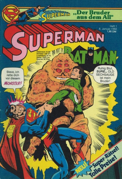 Superman 1982/ 1 (Z1-), Ehapa