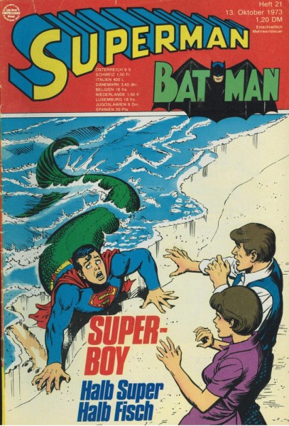 Superman 1973/ 21 (Z2), Ehapa
