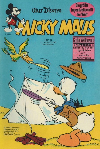Micky Maus 1965/ 34 (Z1-), Ehapa