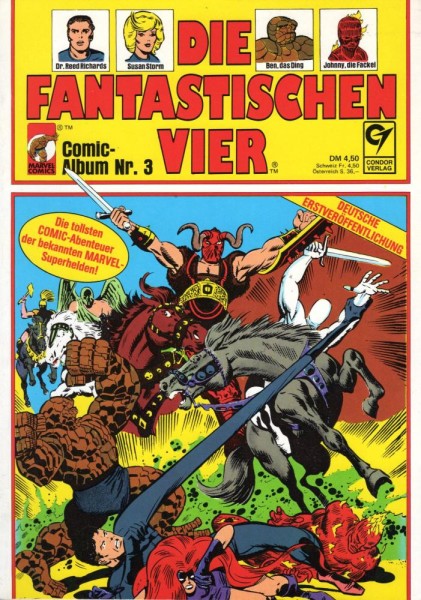 Die Fantastischen Vier Comic Album 3 (Z1), Condor