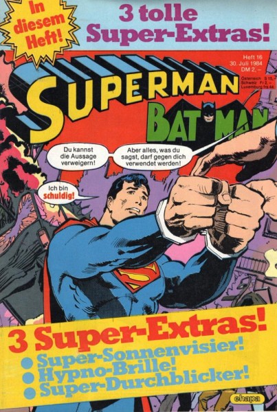 Superman 1984/ 16 (Z0), Ehapa