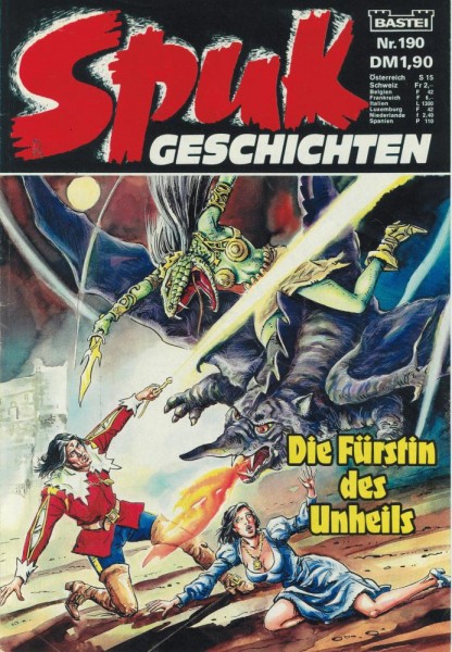 Spuk Geschichten 190 (Z1-2, Sz), Bastei