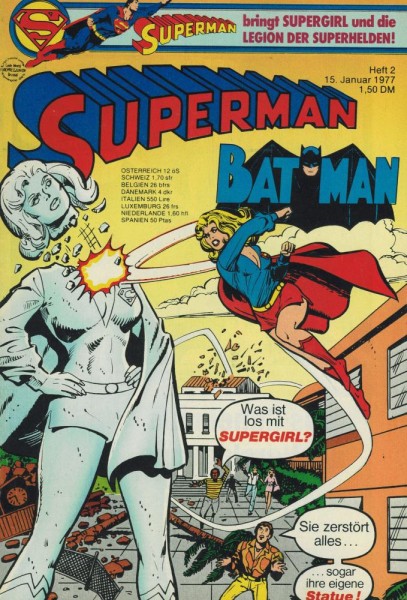 Superman 1977/ 2 (Z1-, Sm), Ehapa