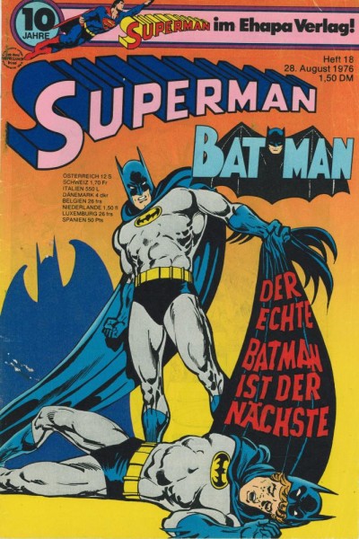 Superman 1976/ 18 (Z1-2, Sm), Ehapa