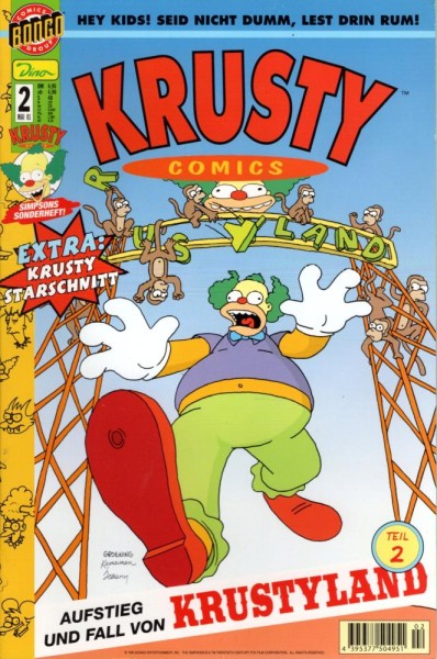 Simpsons Comics Sonderheft - Krusty 2 (Z1), Panini
