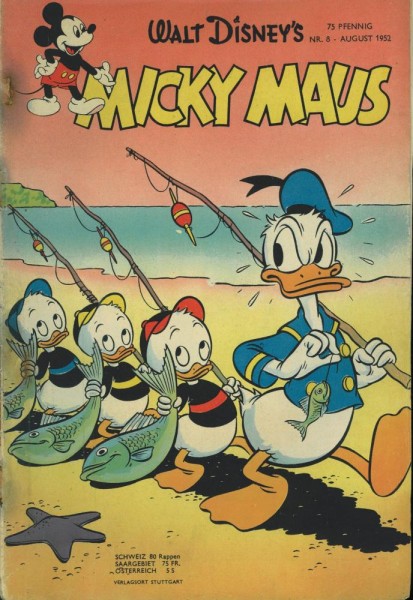 Micky Maus 1952/ 8 (Z3), Ehapa
