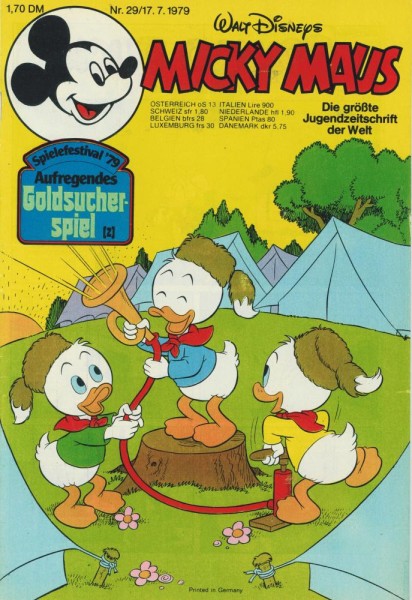 Micky Maus 1979/ 29 (Z1-2), Ehapa