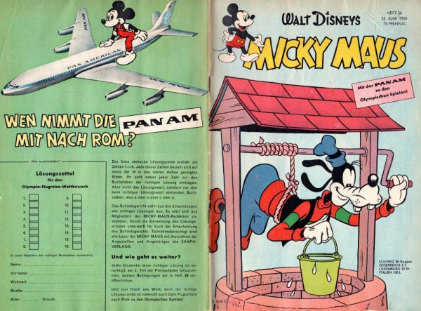 Micky Maus 1960/ 26 (Z1-2), Ehapa
