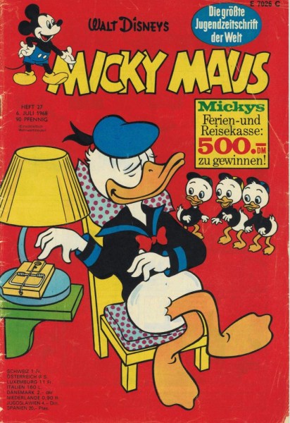 Micky Maus 1968/ 27 (Z2), Ehapa