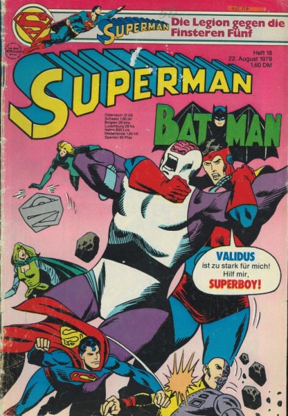 Superman 1979/ 18 (Z2, Sm), Ehapa