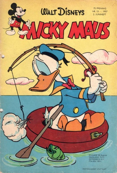 Micky Maus 1957/ 13 (Z2, Sm, gel.), Ehapa