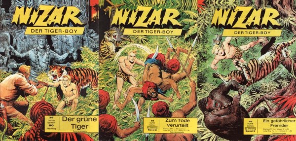 Nizar der Tiger-Boy 1-3 (Z0), Hethke