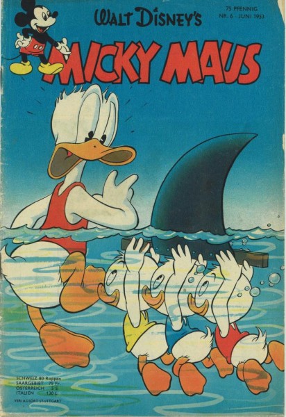 Micky Maus 1953/ 6 (Z2-), Ehapa