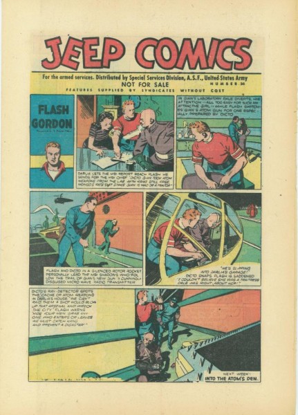 Jeep Comics 36 (Z1), A.S.F. United States Army