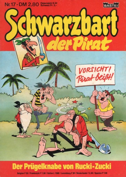 Schwarzbart der Pirat 17 (Z1-), Bastei