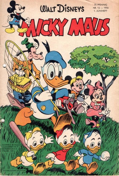 Micky Maus 1956/ 12 (Z2, Sm, gel.), Ehapa