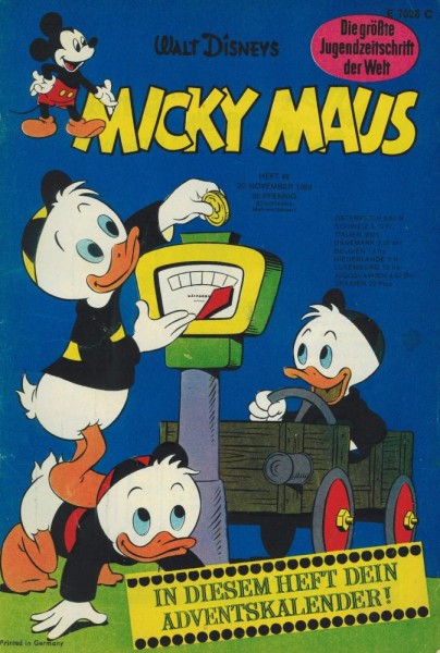 Micky Maus 1969/ 48 (Z1-), Ehapa
