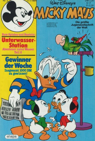 Micky Maus 1984/ 3 (Z0-1), Ehapa