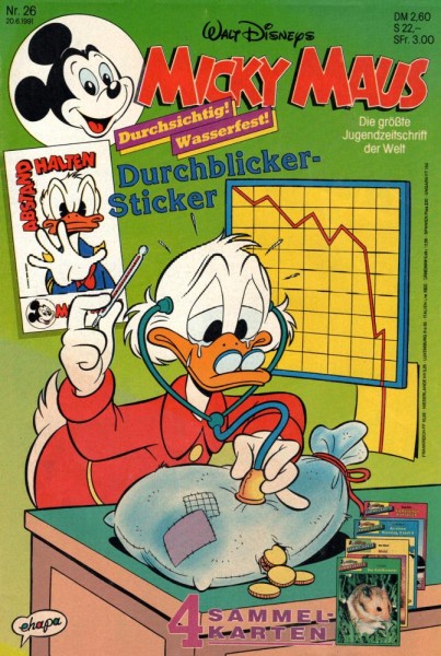 Micky Maus 1991/ 26 (Z0-1), Ehapa
