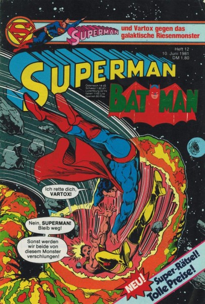Superman 1981/ 12 (Z1), Ehapa