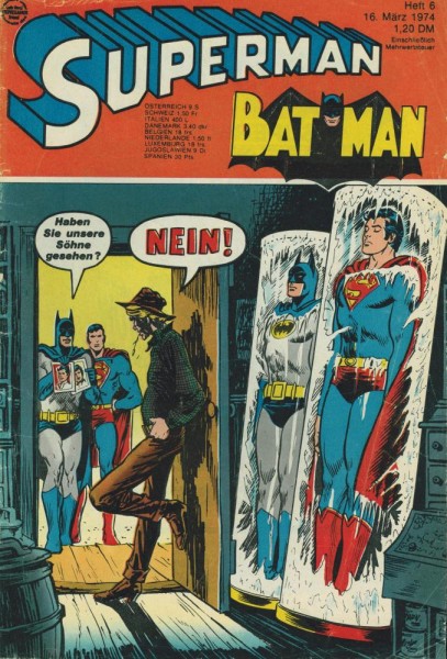 Superman 1974/ 6 (Z2, Sm), Ehapa