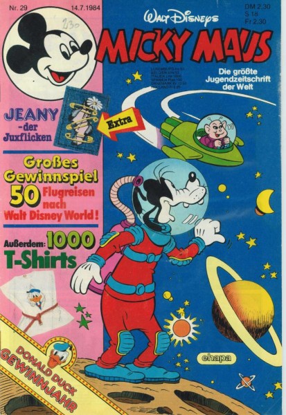 Micky Maus 1984/ 29 (Z1-2, Sz), Ehapa
