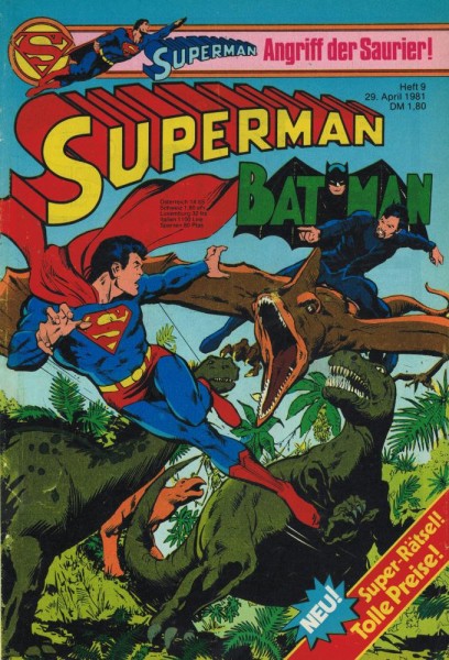 Superman 1981/ 9 (Z1-2), Ehapa