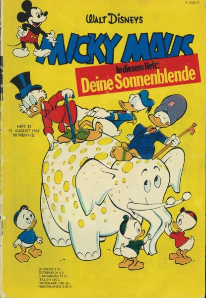 Micky Maus 1967/ 32 (Z2), Ehapa