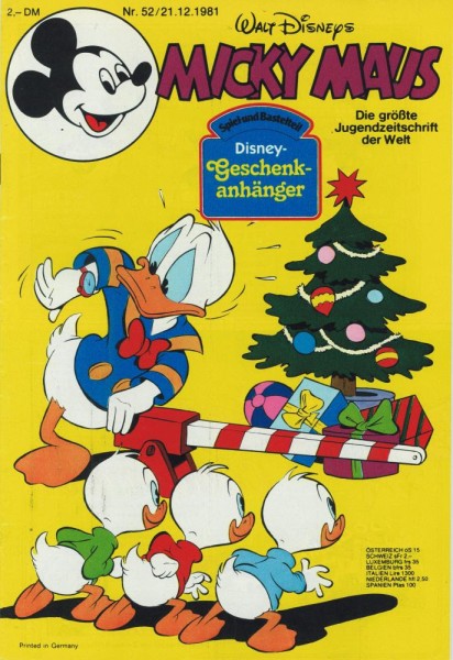 Micky Maus 1981/ 52 (Z0-1), Ehapa