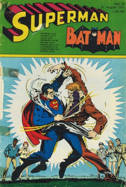 Superman 1974/ 18 (Z3, Sm), Ehapa