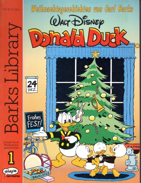 Barks Library Weihnachtsgeschichten 1 (Z1-, 1. Aufl.), Ehapa