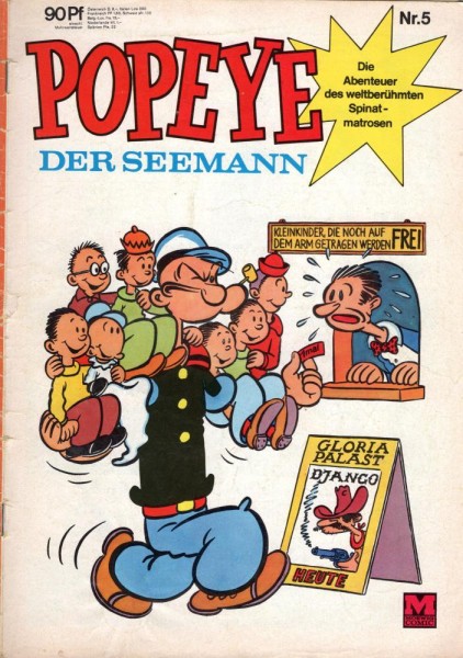 Popeye - Der Seemann 5 (Z2), Moewig