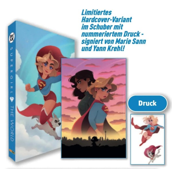 Supergirl - The World Premium Edition im Schuber & mit signiertem Druck!, Panini
